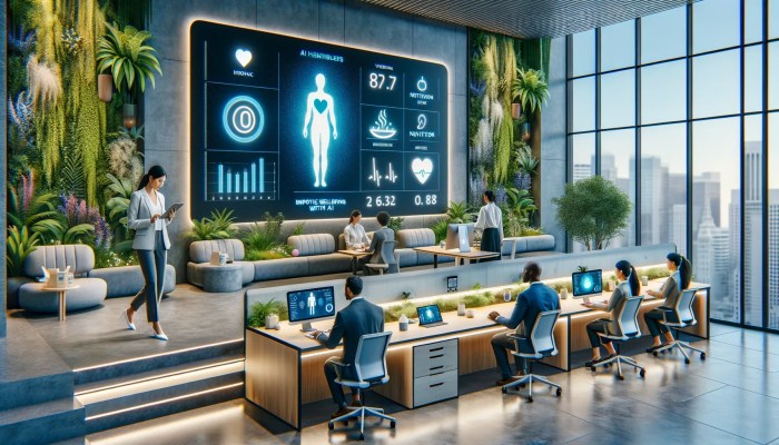 Employee Wellbeing Through AI for achieving perfect 10