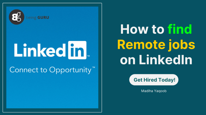 How to find remote jobs on LinkedIn | Get Hired Today